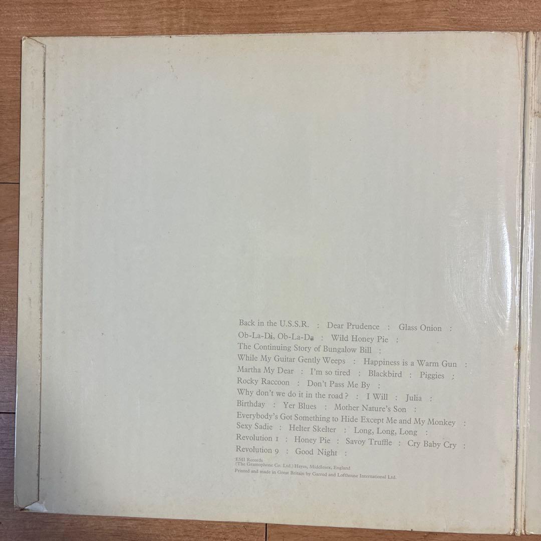 ビートルズ 名盤 レコード ホワイトアルバム UKオリジナルモノ盤