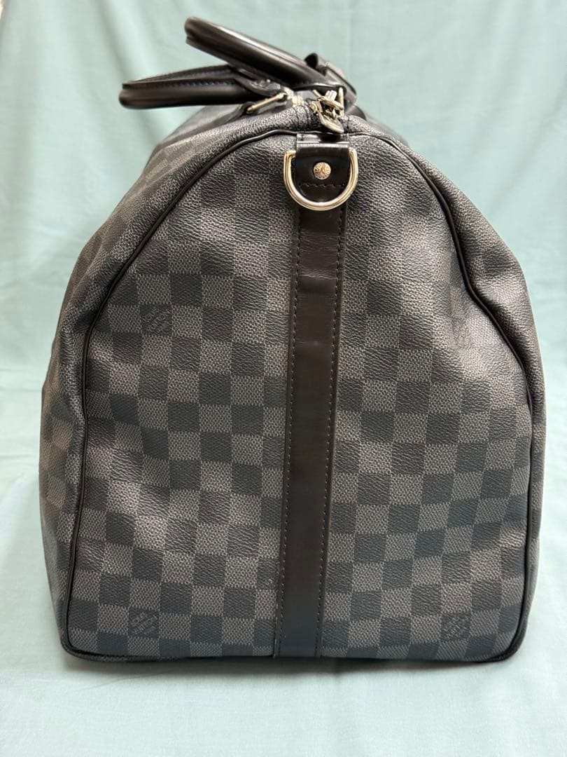 ルイヴィトン　ダミエグラフィット　キーポルバンドリエール55 中古品