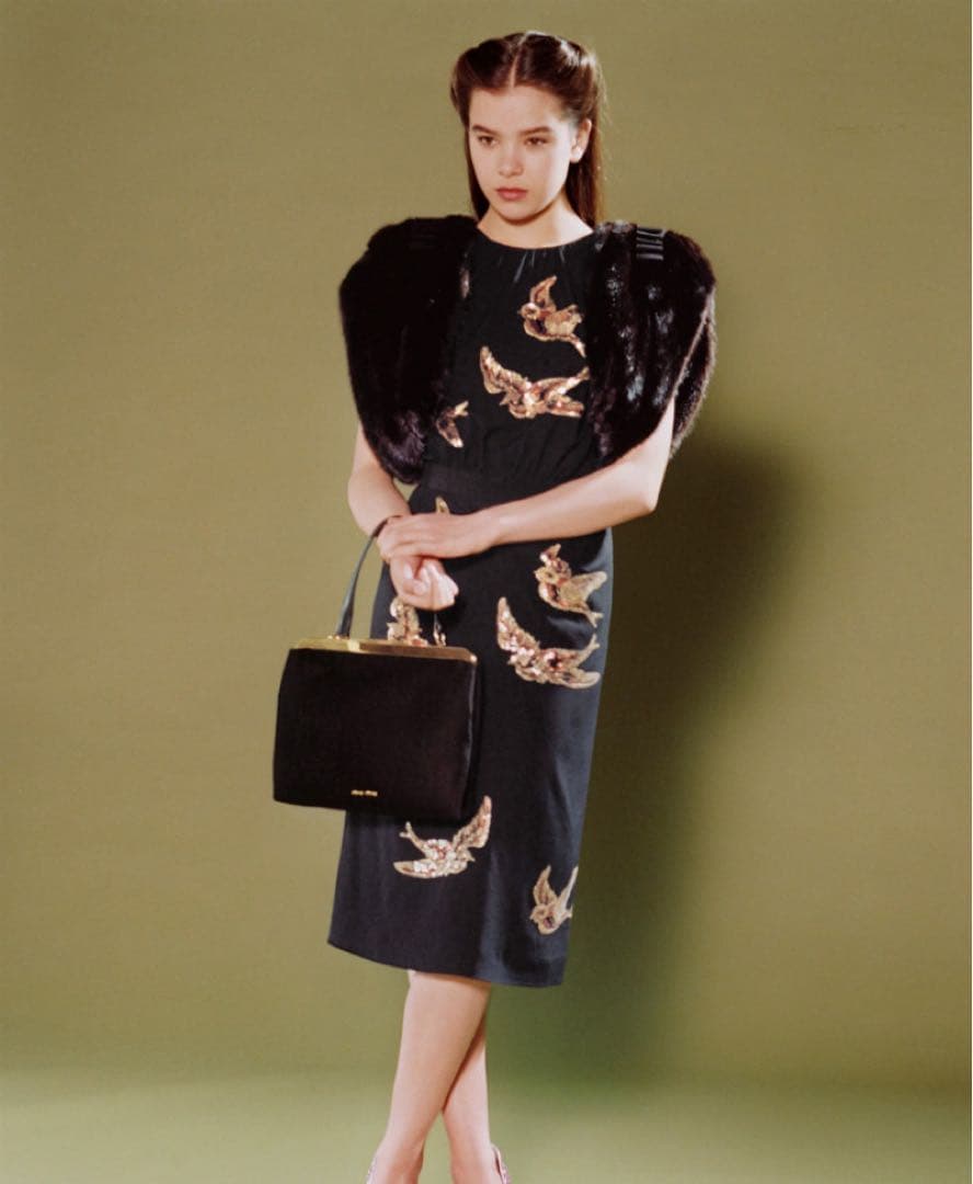 希少／入手困難　miumiu fw2011 フラワースパンコールドレス