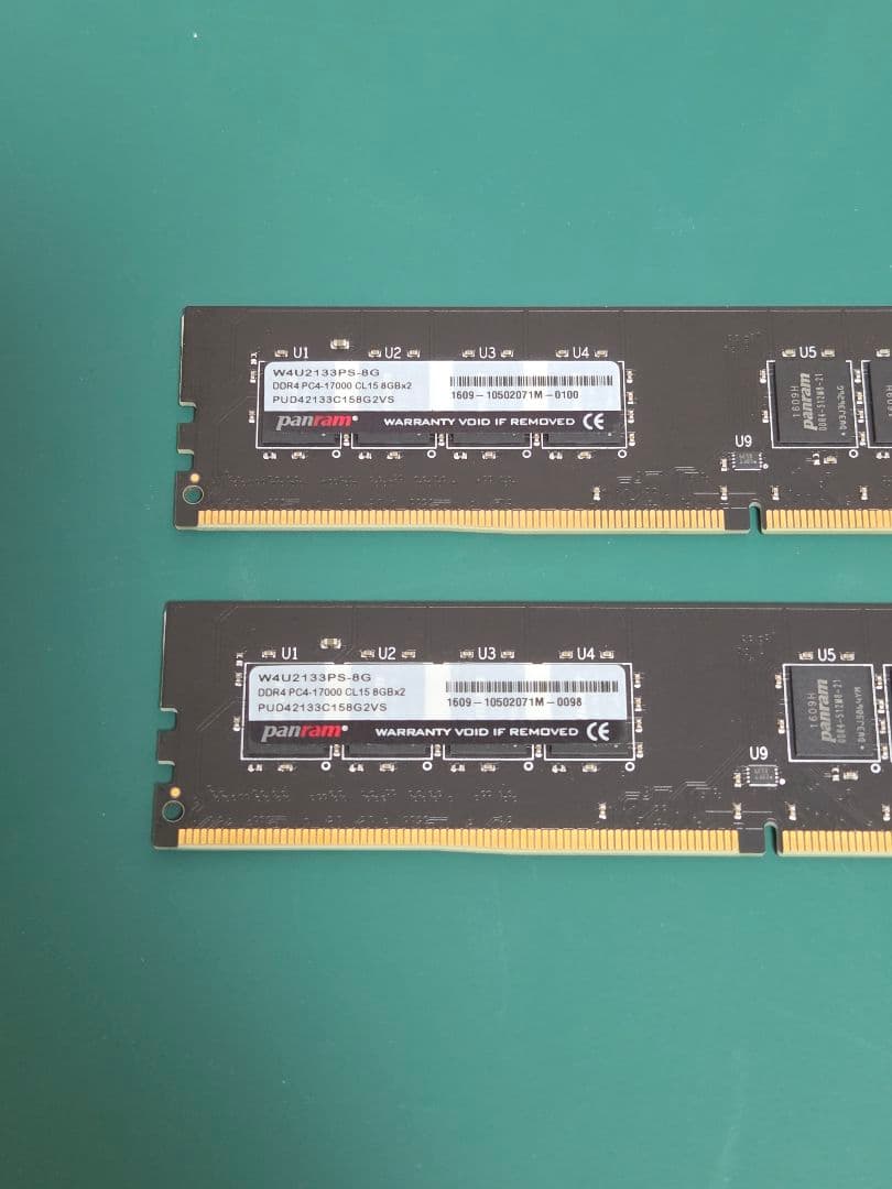 DDR4 8GB 2枚組 16GB メモリモジュール