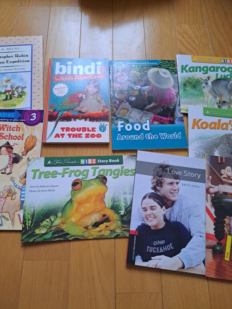 大量絵本英語教育カードなどOXFORD READING TREE まとめ70冊