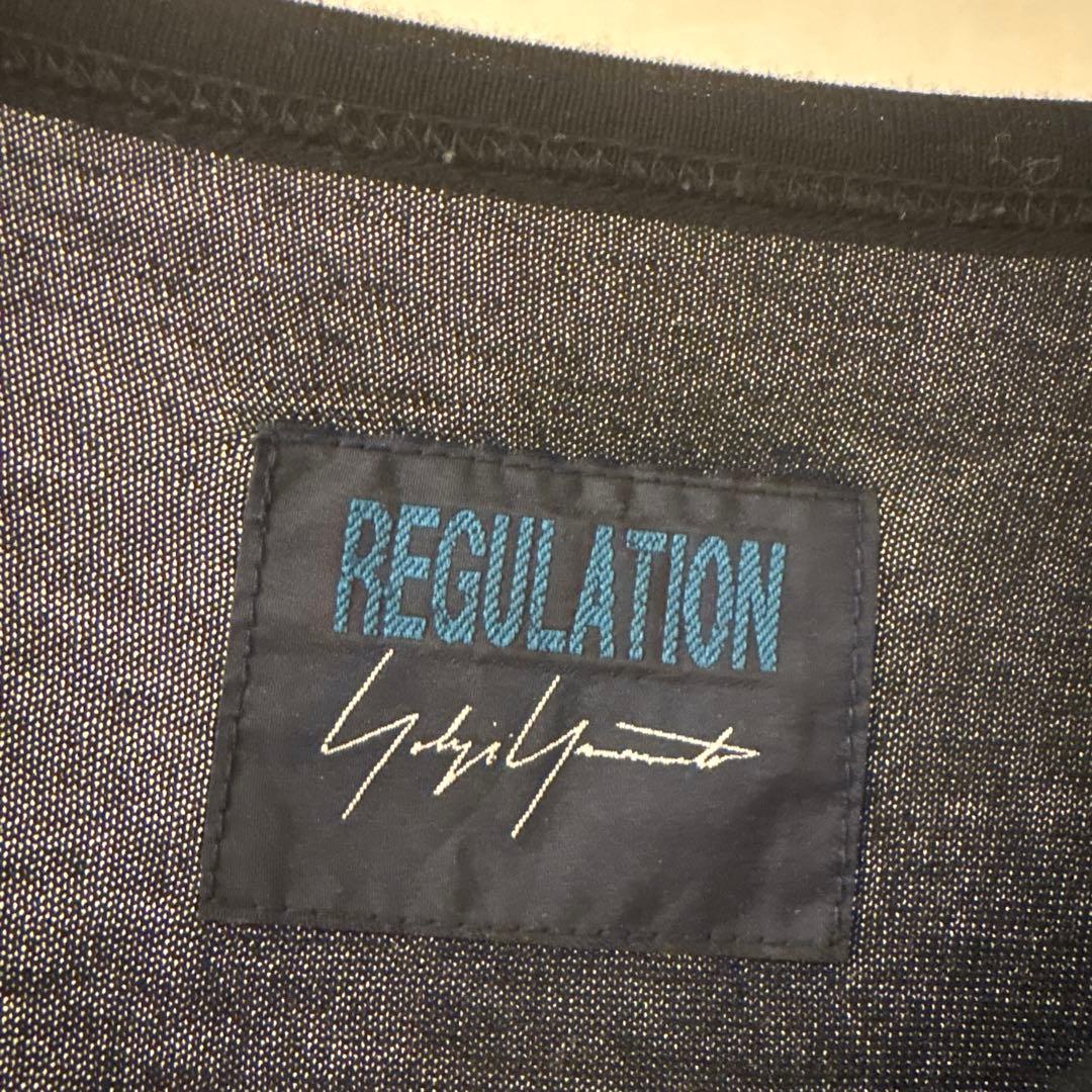 Yohji Yamamoto REGULATION ブラック長袖Tシャツ