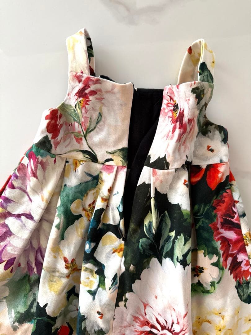 DOLCE & GABBANA フラワーワンピースセット 9-12カ月