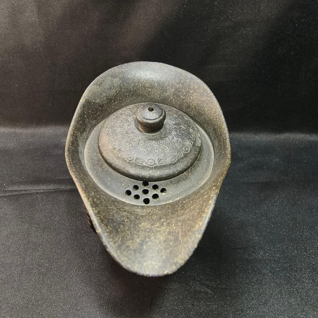 茶道具 宜興紫砂壺 青銅器デザイン 近代陶芸家作品 中国茶具 未使用 蒐集家放出