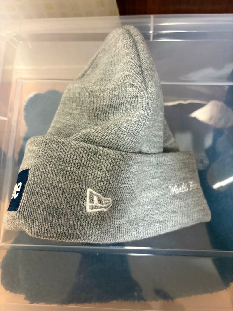 帽子 supreme boxlogo beanie
