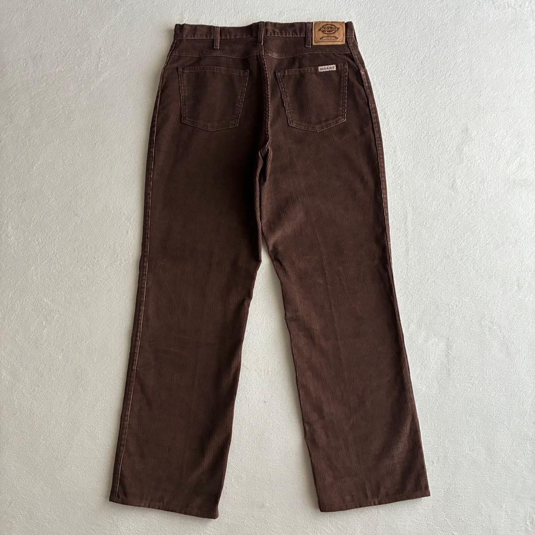 【美品】80s DICKIES USA製 コーデュロイパンツ TALONジップ
