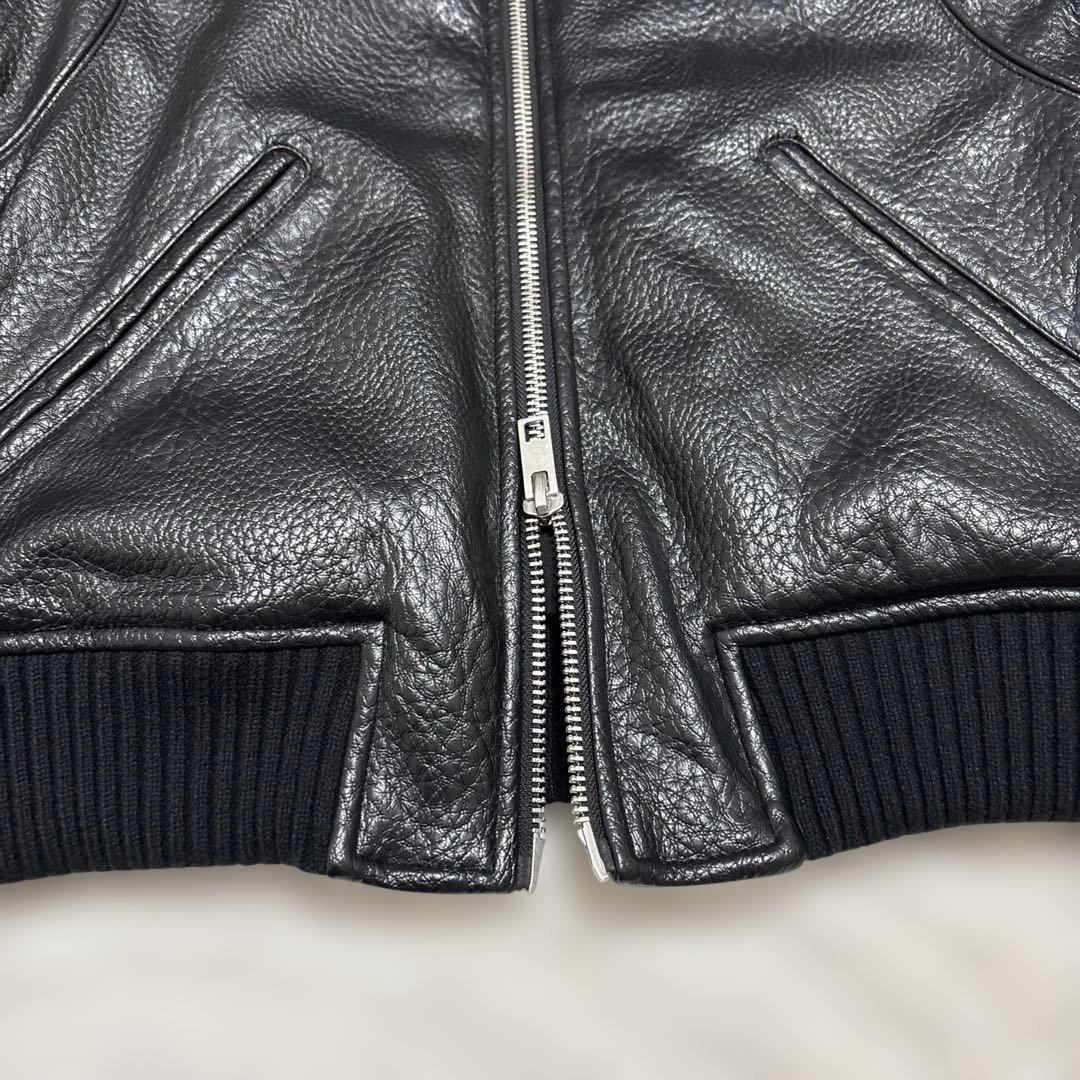ZARA フェイクレザーパフジャケット