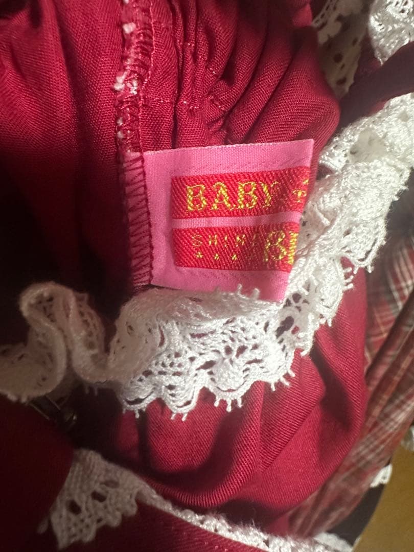 BABY シャーリングベビードールジャンパースカー