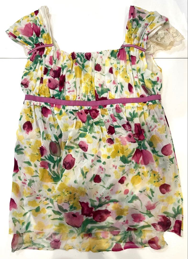 SCERVINO Street 花柄タンクトップ Mサイズ