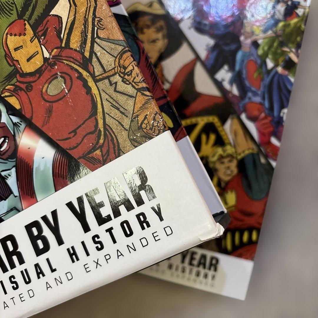 アート・デザイン・音楽 MARVEL YEAR BY YEAR A VISUAL HISTORY
