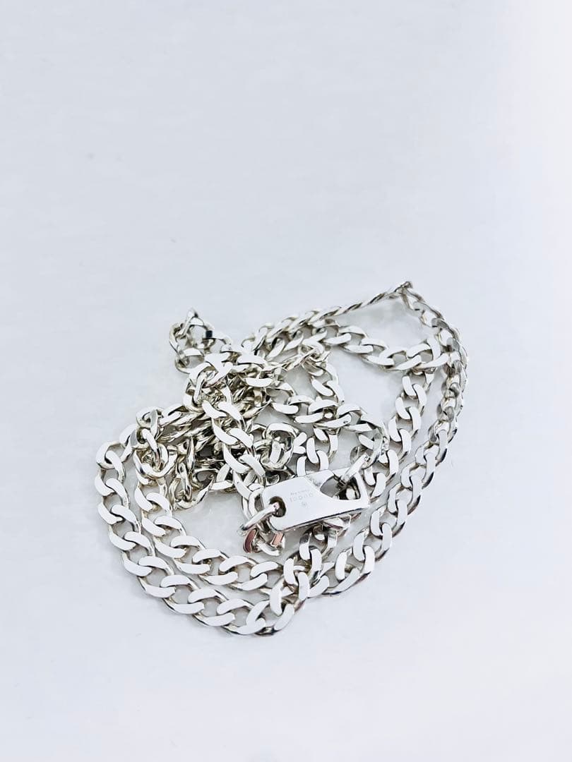 【超美品】GUCCI 喜平チェーン ネックレス 男女兼用　SV925 3.7ミリ