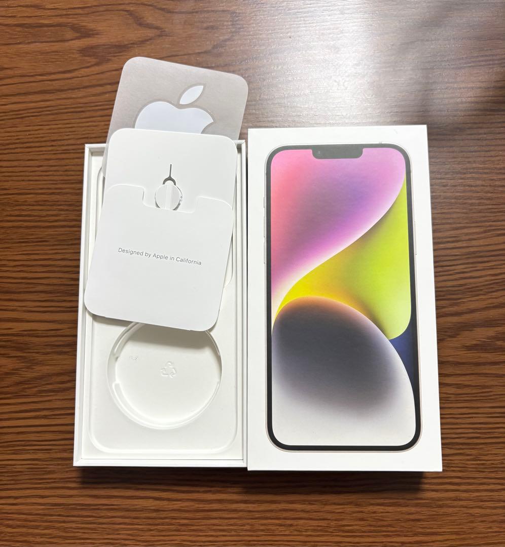 iPhone14plus 256gb simフリー　ホワイト　白