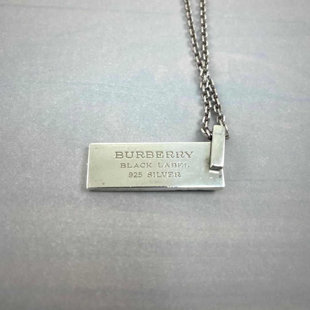 BURBERRY BLACK LABEL 925シルバー ネックレス
