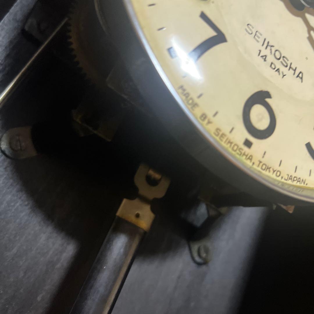 精工舎　SEIKOSHA 14 DAY 木製掛時計