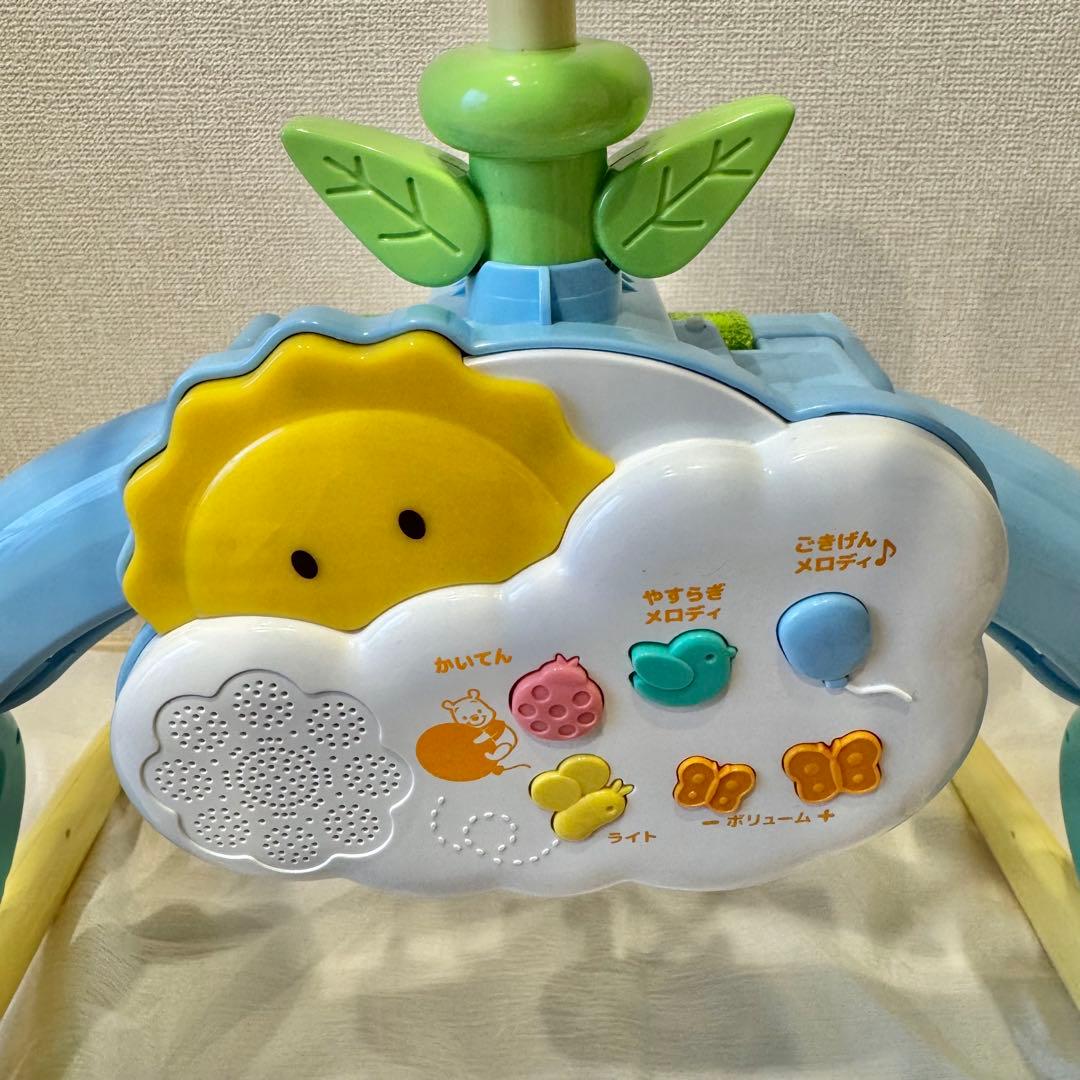 【美品】 プーさん プーメリー 6WAYジム へんしんメリー 箱付き 付属品完備