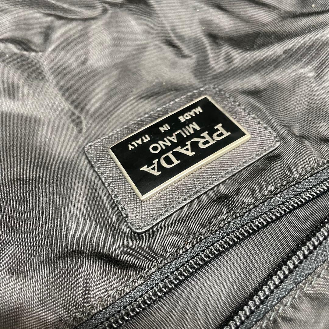 よ*ち様 PRADA ブラックナイロンボストンバッグ