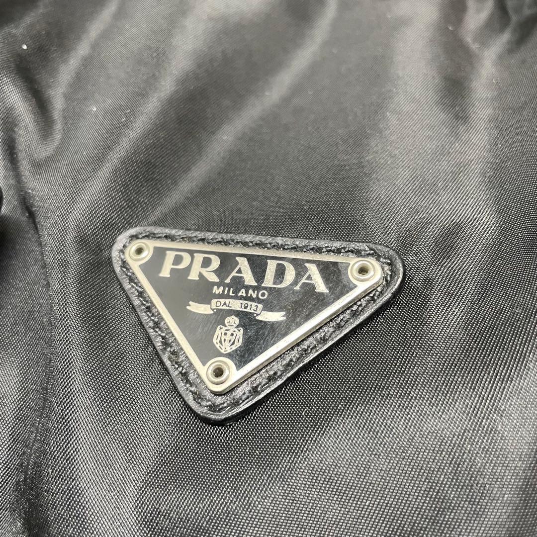 よ*ち様 PRADA ブラックナイロンボストンバッグ