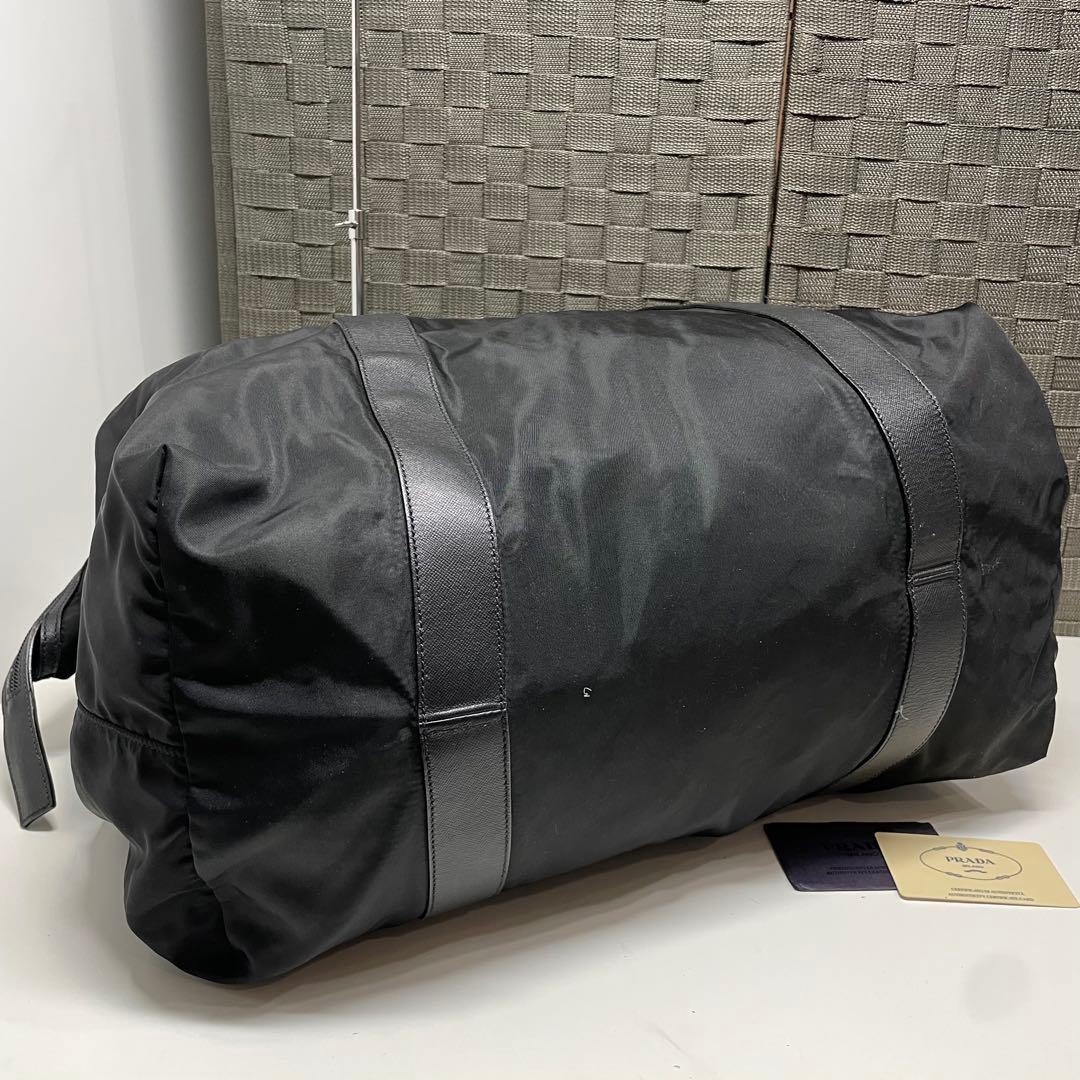 よ*ち様 PRADA ブラックナイロンボストンバッグ