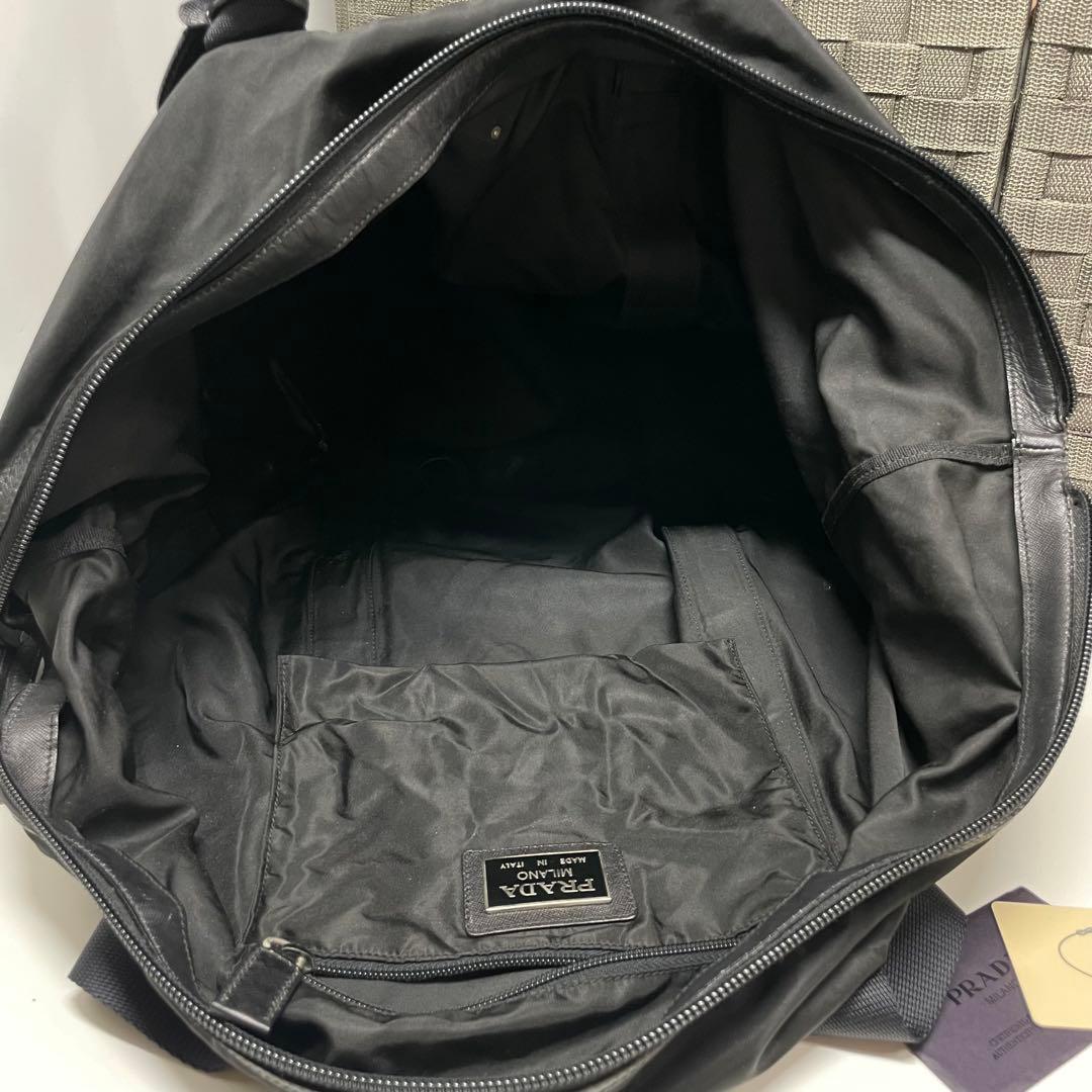よ*ち様 PRADA ブラックナイロンボストンバッグ