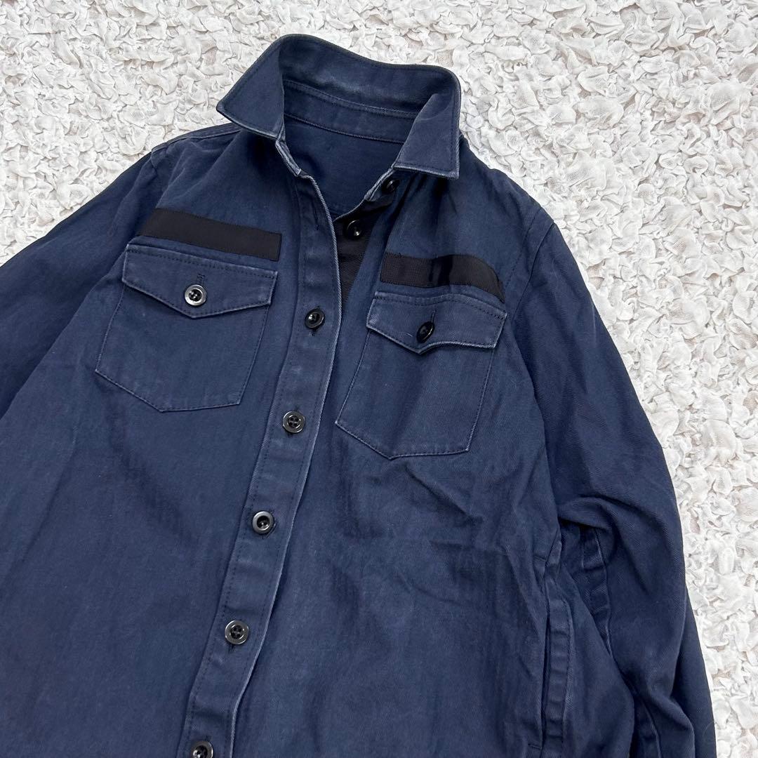 sacai サカイ ミリタリー ジャケット バックフレア プリーツ
