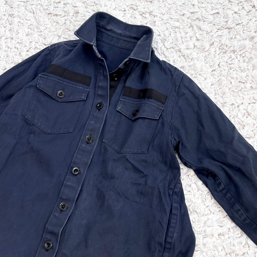 sacai サカイ ミリタリー ジャケット バックフレア プリーツ