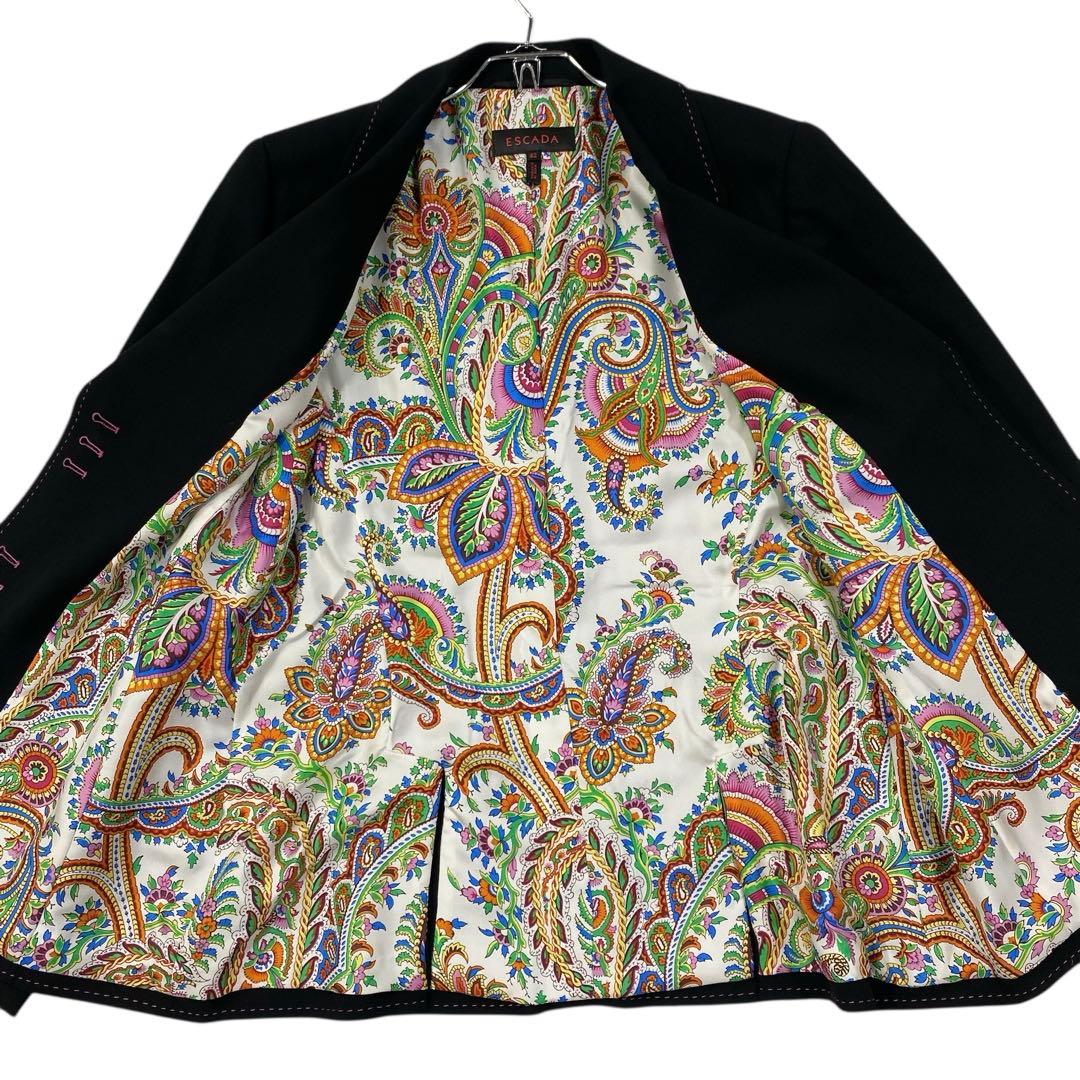 美品 ESCADA テーラードジャケット レディースXL