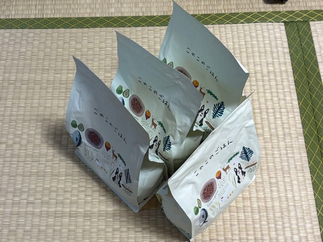 このこのごはん ドッグフード 新品未開封 4袋セット まとめ売り