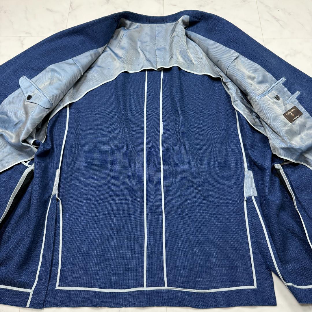 希少 5XL TESSITURA DI NOVARA テーラードジャケット 絹綿
