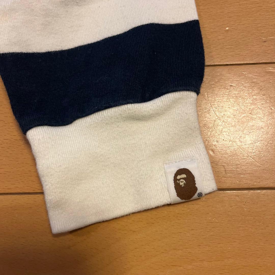 A BATHING APE アベイシングエイプ ラガーシャツ ポロシャツ 長袖