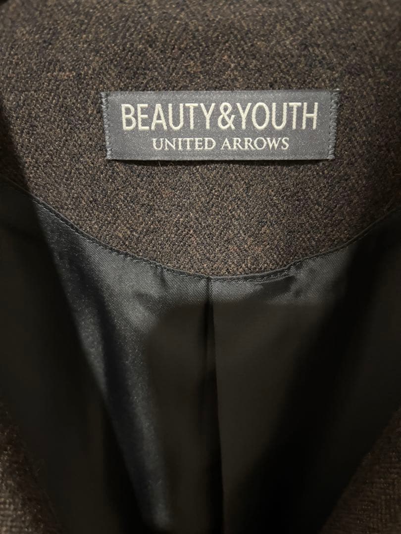 BEAUTY&YOUTH ブラウンビジネスジャケット
