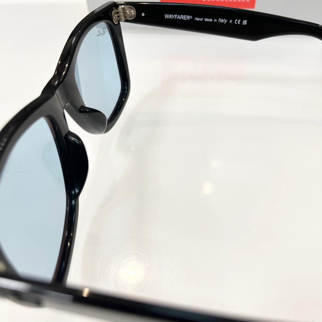 新品正規品RayBanレイバンRB2140F901/64 ライトブルーレンズ