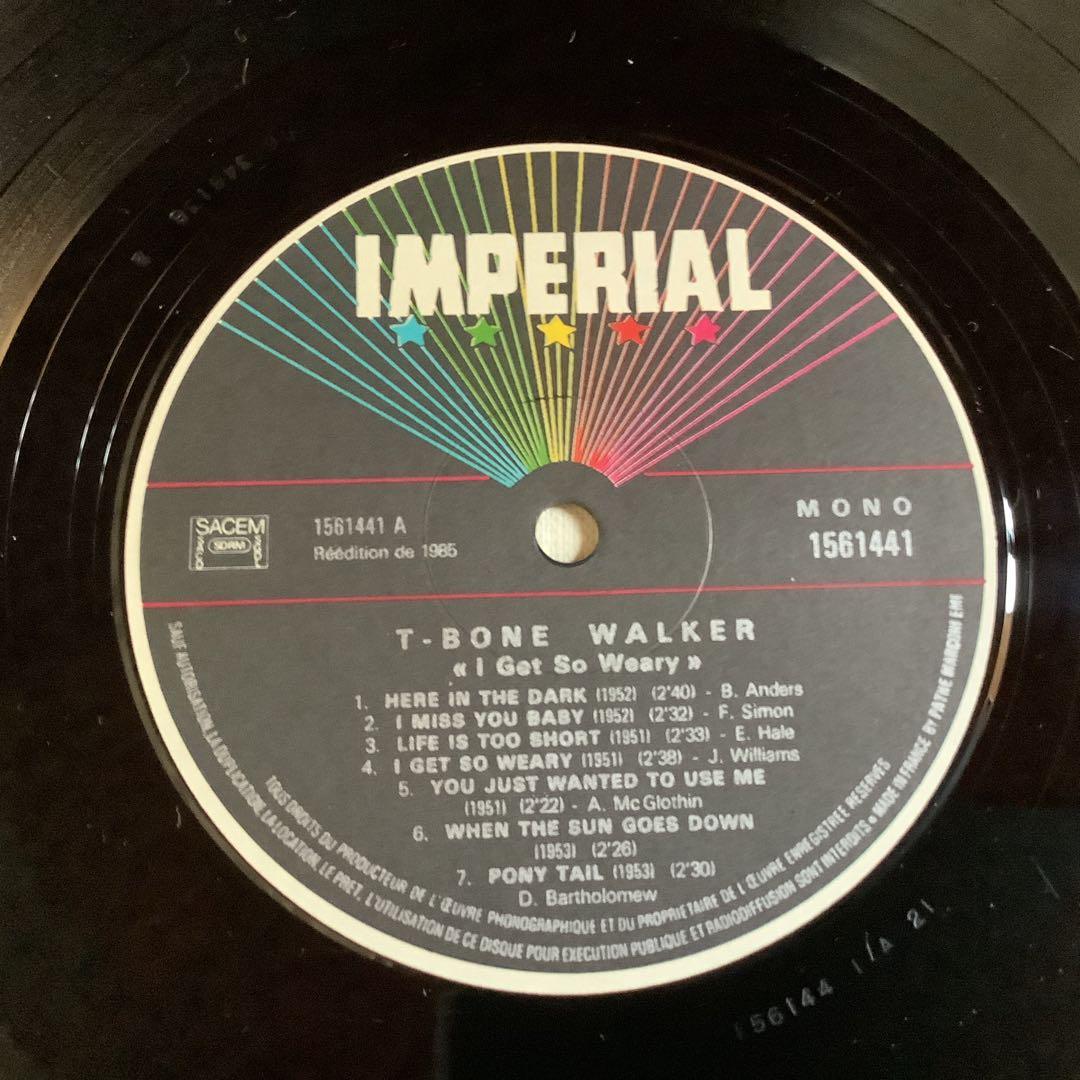 T-BONE WALKER I GET SO WEARY レコード