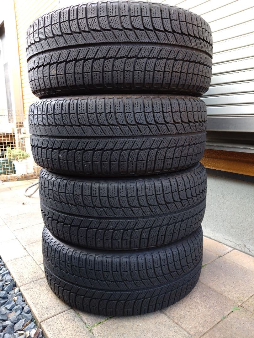 【値下げ】225/50R17 スタッドレス2本 ミシュラン X-ICE3+ ②