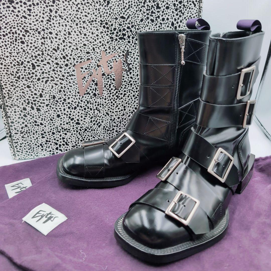 y*n様 ✨️超美品✨️EYTYS（Cadiz）ショートブーツ　黒　24cm　ベ