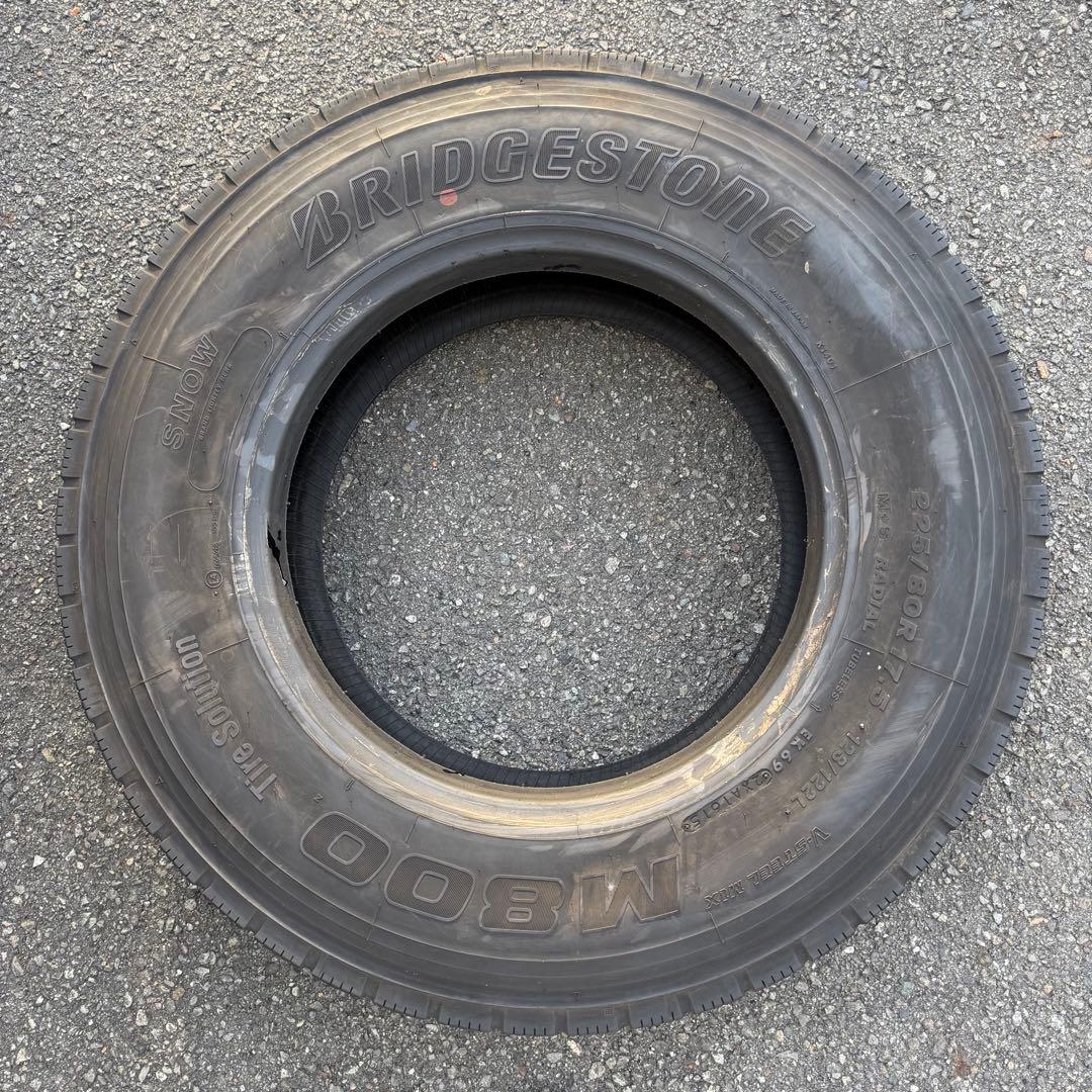 【6本セット送料込み】225/80R17.5 ブリヂストン　M800