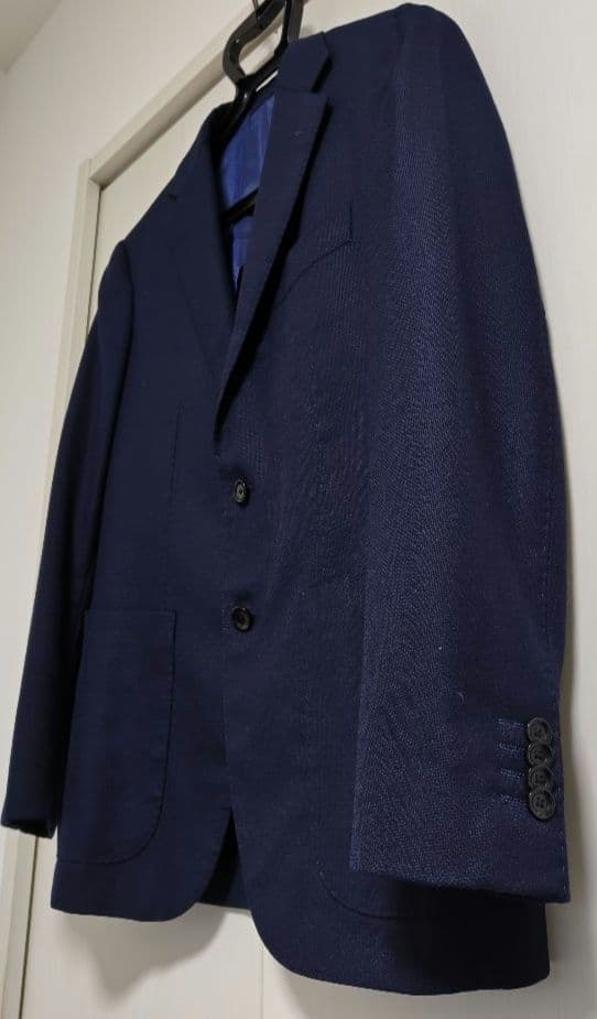 BEAMS F（ビームスF）CANONICOウールホップサックシングルジャケット