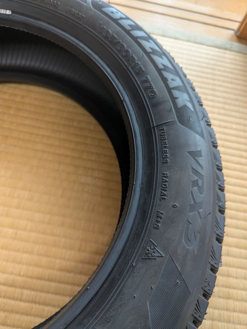 新品未使用 BLIZZAK VRX3 165/60R15 2024年製 4本