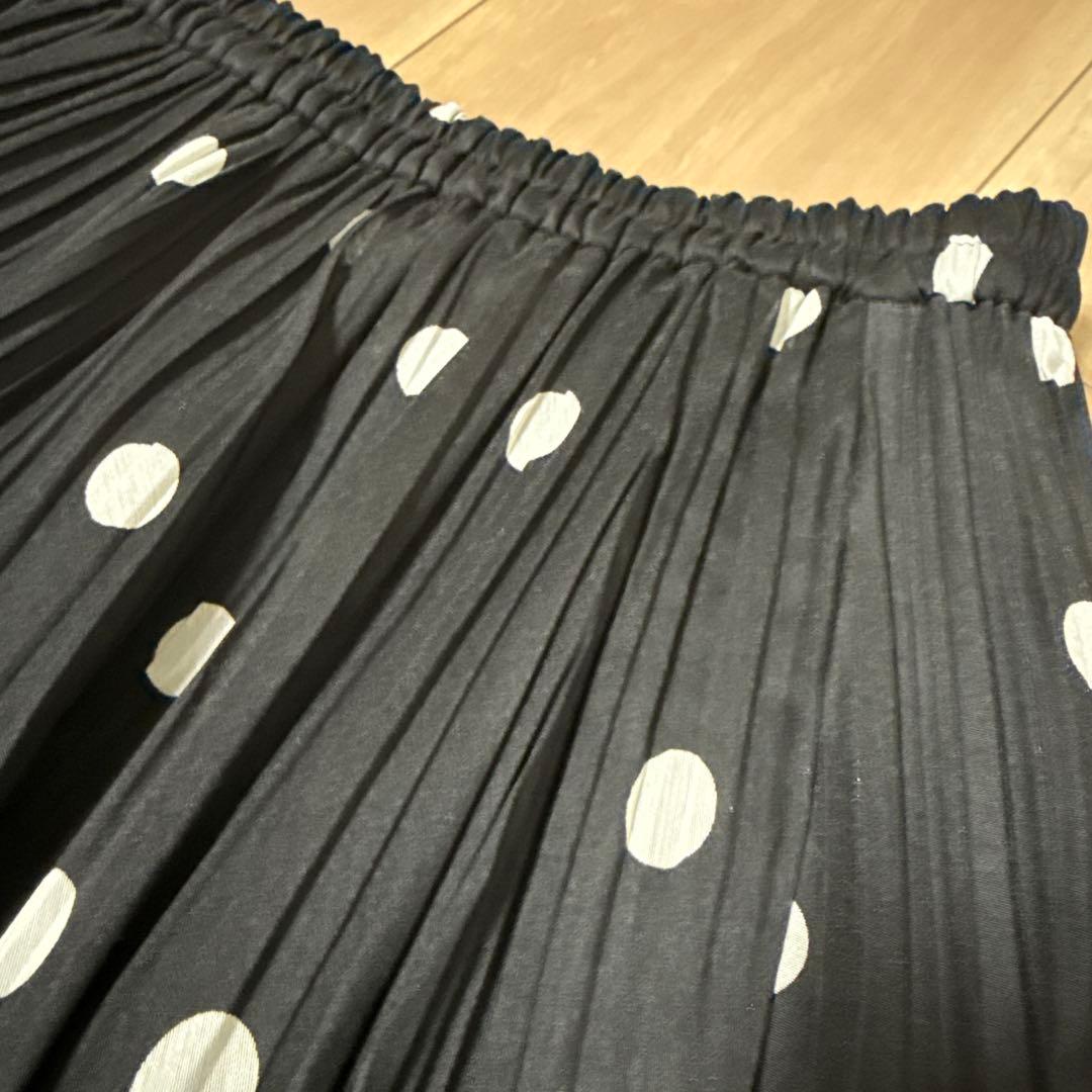 UNITED ARROWS ✩オーガンジープリントドットスカート