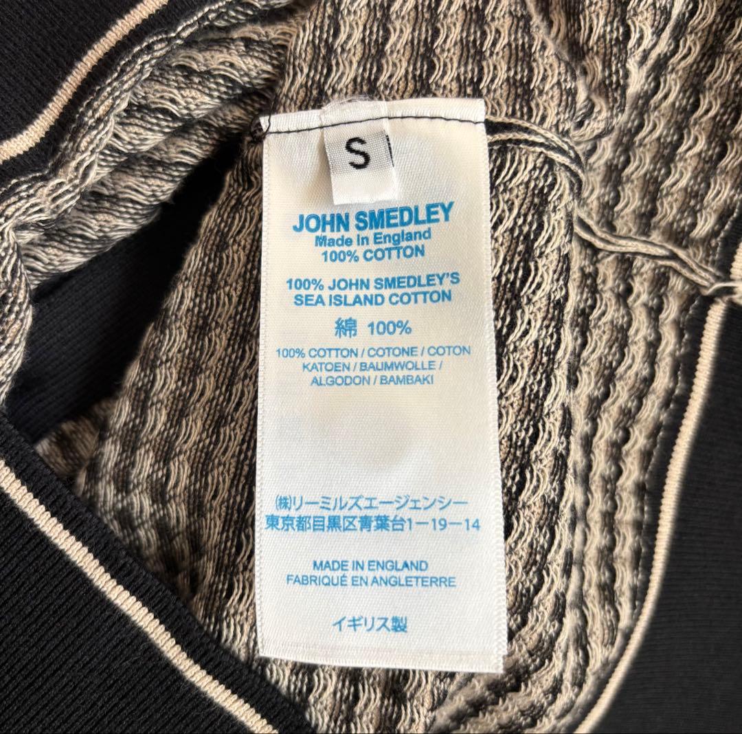 JOHN SMEDLEY×ANAYI コラボ コットンカーディガン イギリス製