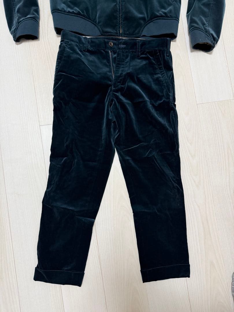 Paul Smith correctionブルゾン　ベルベット生地セットアップ