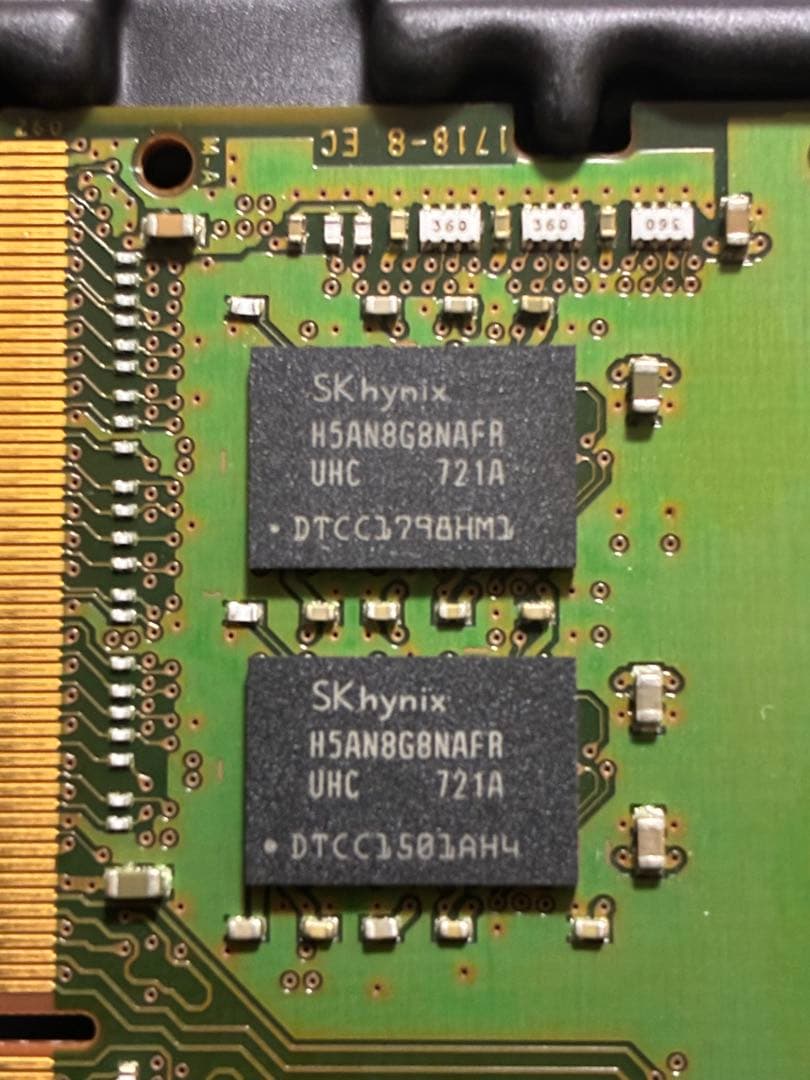 ノート用メモリー　8GB×2 DDR4PC4-2400SO-DIMM 16GB
