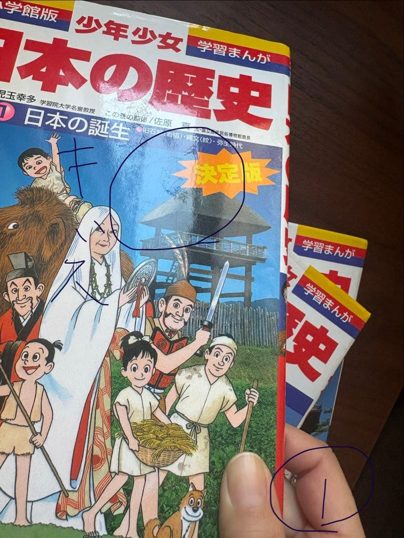 小学館　日本の歴史 全23巻 1巻から3巻使用、4巻からの20冊は未使用