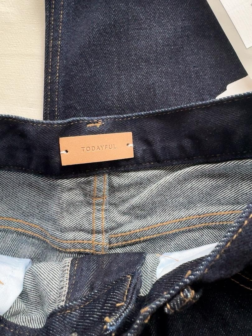 未使用品todayful Cary's Denimインディゴ25