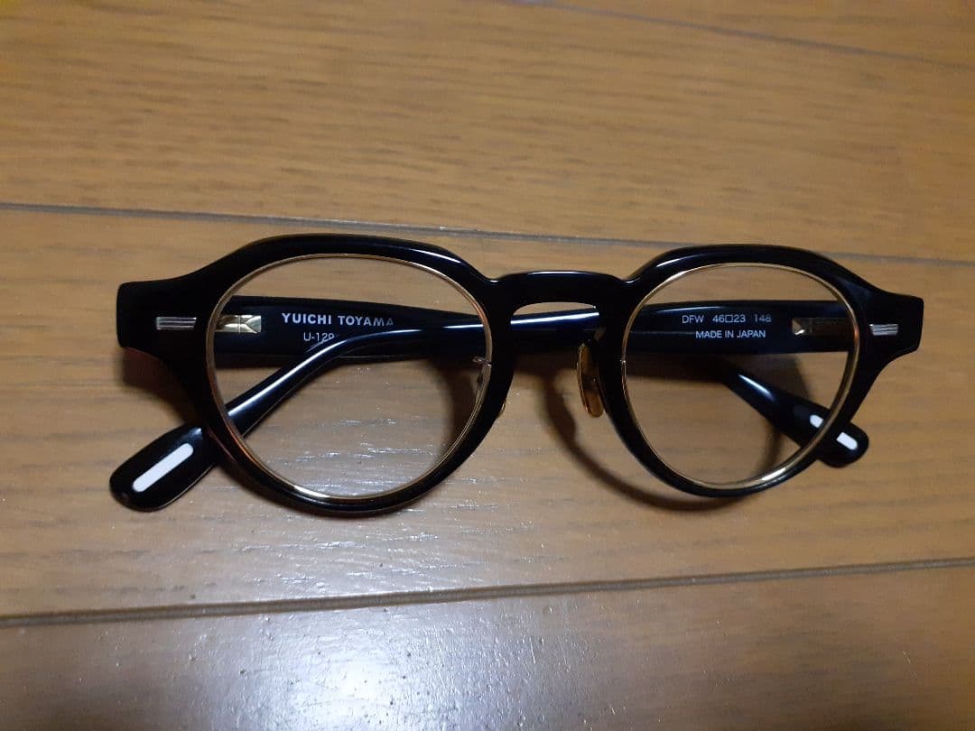 ユウイチトヤマ YUICHI TOYAMA U-129 COL.01 メガネ