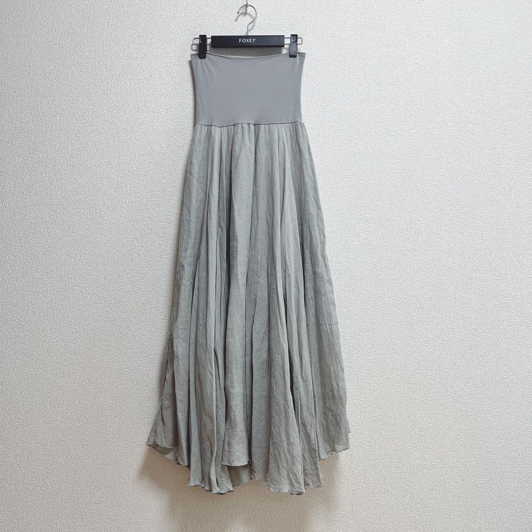 AK+1 エーケーワン◆25SSリネンマキシスカートDemi-LuxeBEAMS