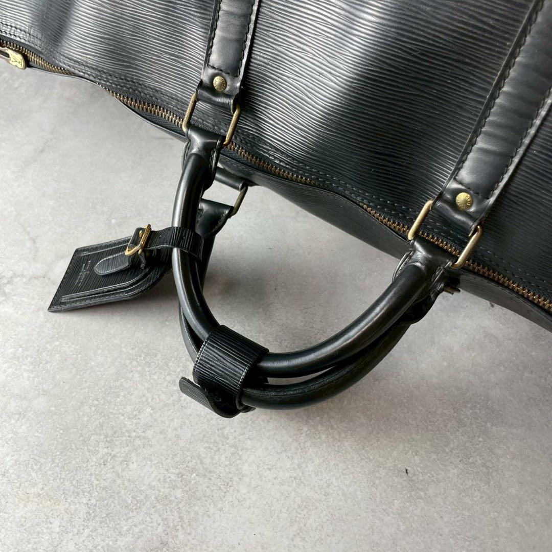 【美品✨】ルイヴィトン キーポル60 エピ ボストンバッグ ノワール 6907黒