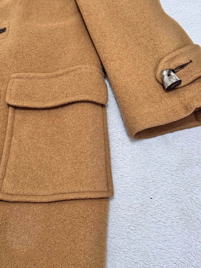 美品　Gloverall ダッフルコート キャメル　バッファローチェック
