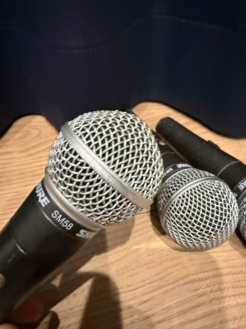 Shure SM58 ダイナミックマイク　3本セット