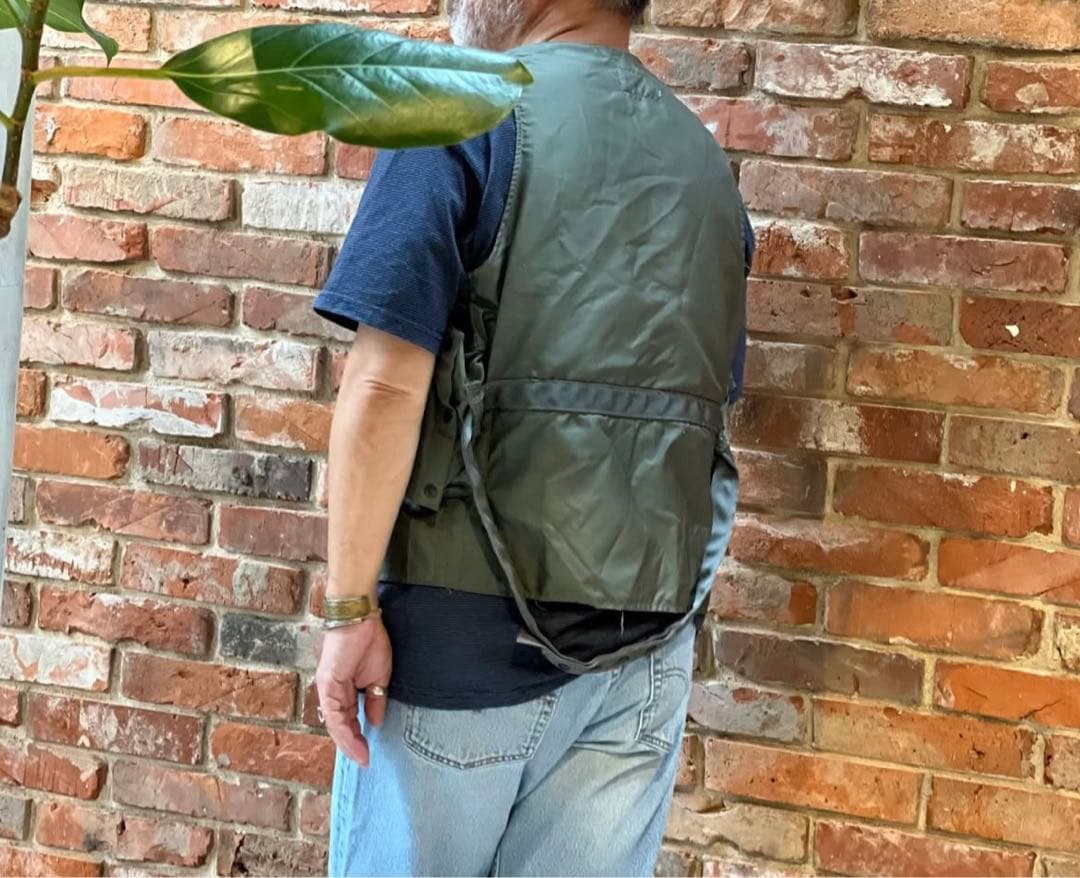 50s “ USAF E-1 RADIO VEST 【実物】TARON ZIP