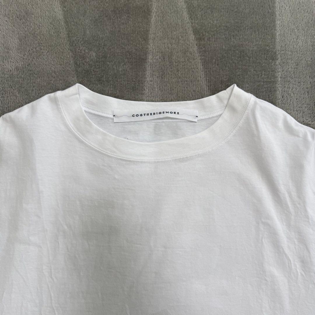 Noble別注 コグザビッグスモーク DELTA T-SHIRT 白 ホワイト